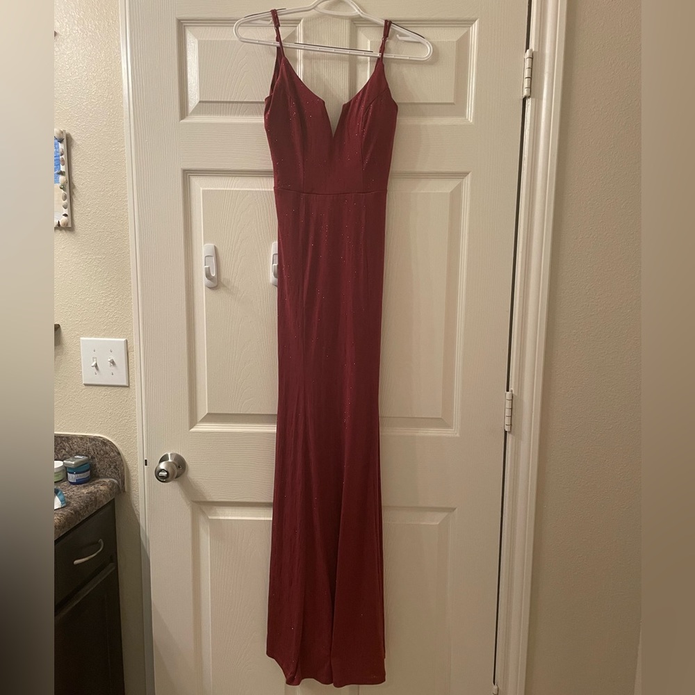 Red Prom dress